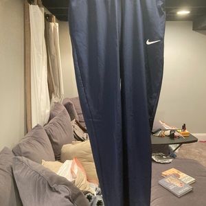 Nike track pants navy blue